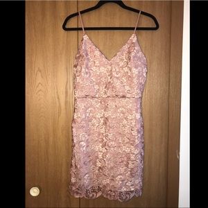 Express Pink Lace Dress, Size 4